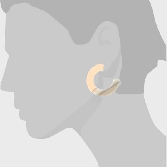 Banana Republic resin hoop earrings - Picture 4 of 7